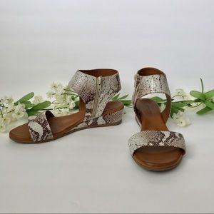 Ethem Snake Skin Sandals